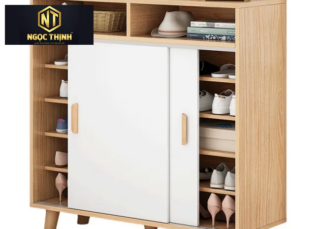 Xưởng Nội Thất Ngọc Thịnh Long Thành - Biên Hòa - Tủ giày 1 tầng kết hợp ghế ngồi - TGNT16 Xưởng Nội Thất Ngọc Thịnh Long Thành - Biên Hòa - Tủ giày 1 tầng kết hợp ghế ngồi - TGNT16